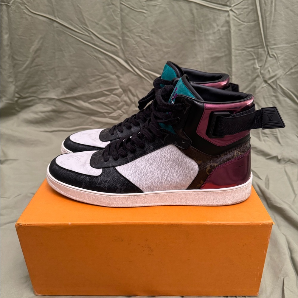 Louis Vuitton Multicolor High-Top Sneakers